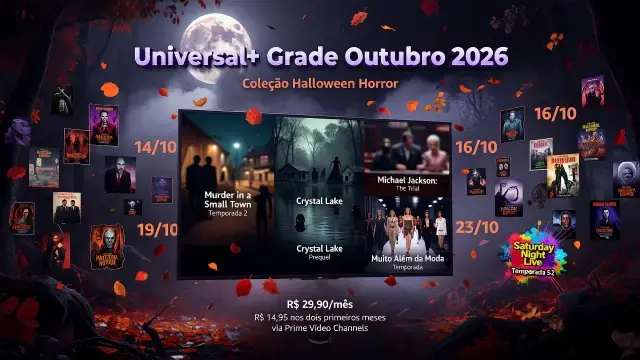 Universal+ Anuncia Grade de Outubro com Foco em Terror